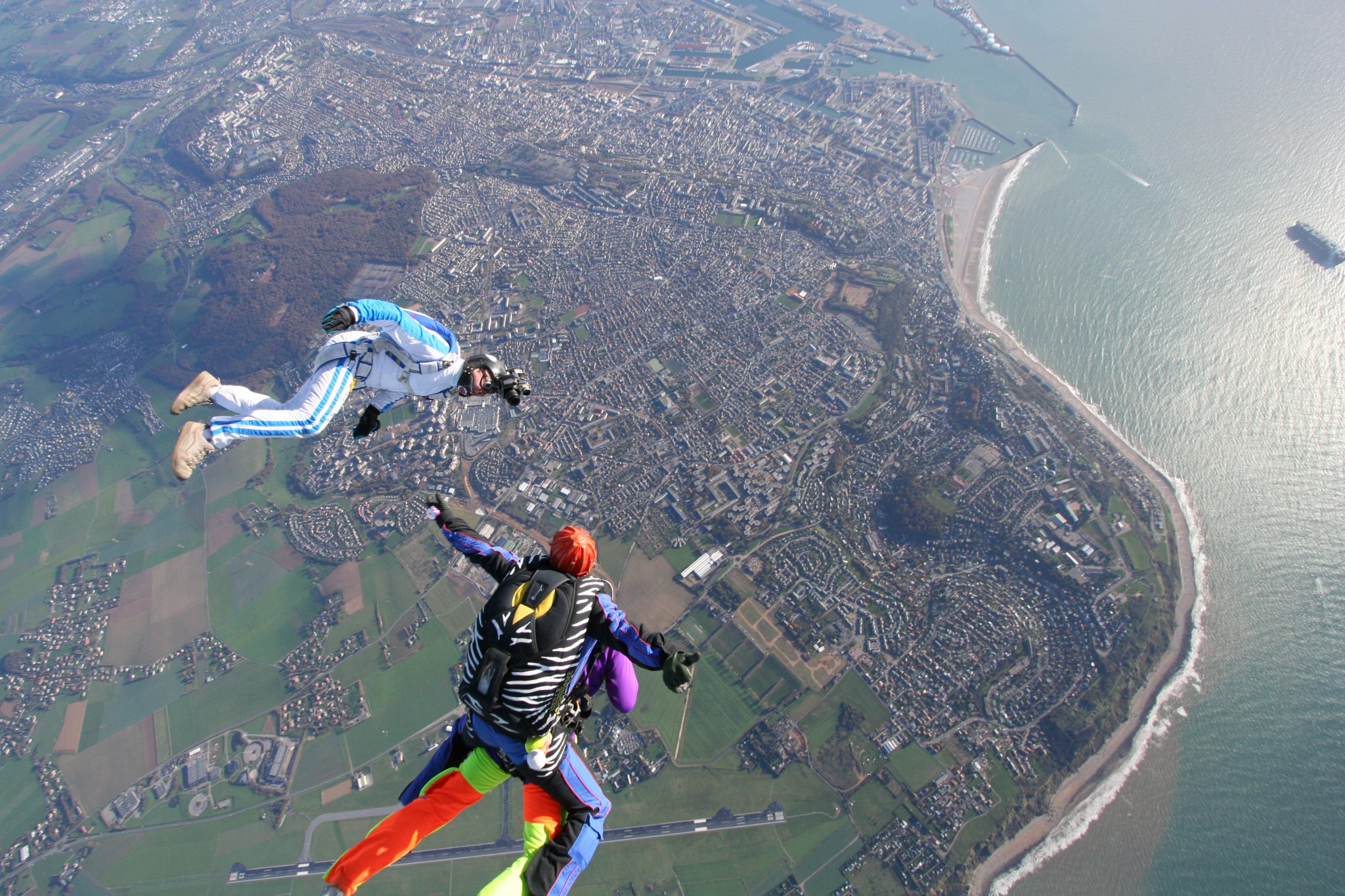 Etretat Saut En Parachute