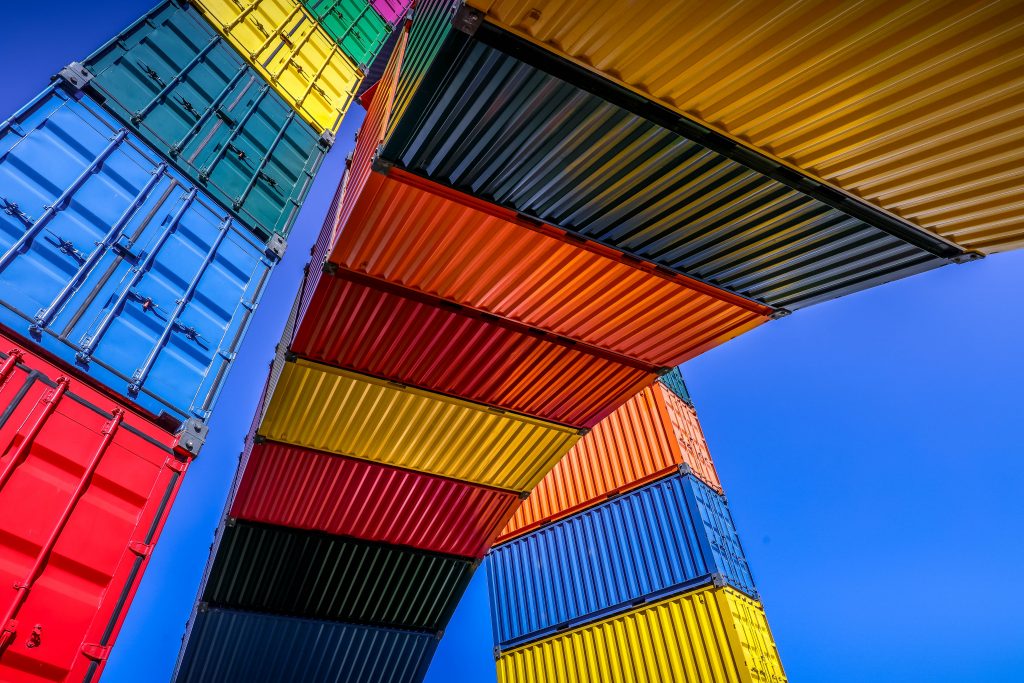 Le Havre catene de containers